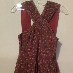 Kate Spade Floradoodle Halter Dress